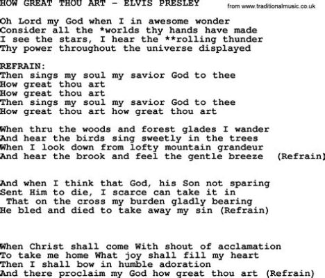 how great thou art chords and lyrics what if the melody was more complex?