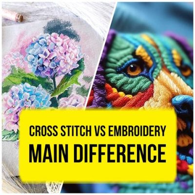 What's the Difference Between Embroidery and Cross Stitch? And Why Do They Both Make My Fingers Hurt?